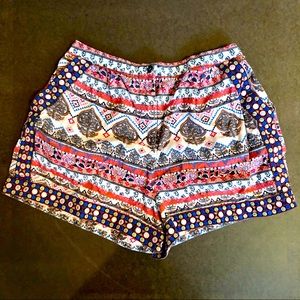 Xhiliration Patterned Shorts (with pockets)